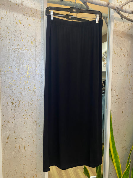 BAMBOO SKIRT 5605 - BLACK