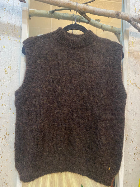ALBERTO MOHAIR/MERINO VEST