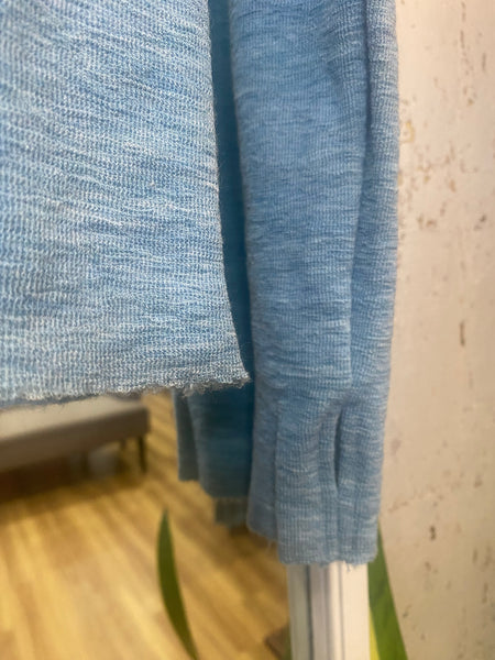 MERINO WOOL TOP 4063 - ARCTIC MELANGE-LAST ONE, XS