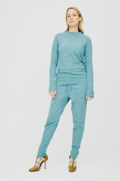 MERINO WOOL TOP 4063 - ARCTIC MELANGE-LAST ONE, XS