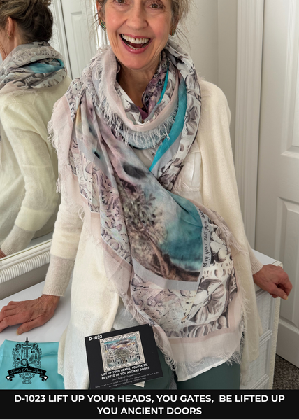 BE LIFTED UP SILK SCARF