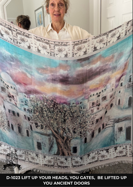BE LIFTED UP SILK SCARF