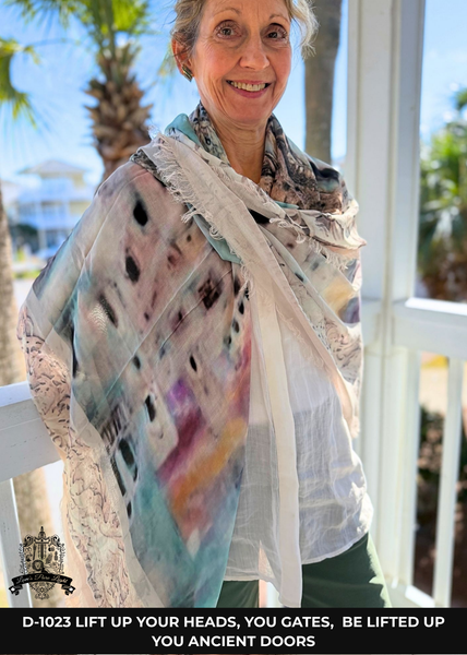 BE LIFTED UP SILK SCARF