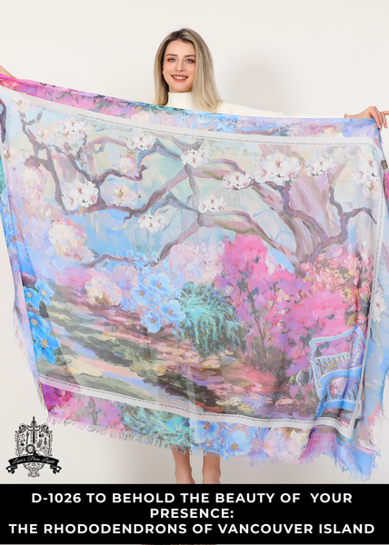 BEAUTY OF YOUR PRESENCE SILK SCARF