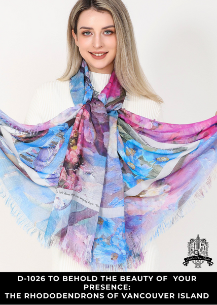 BEAUTY OF YOUR PRESENCE SILK SCARF