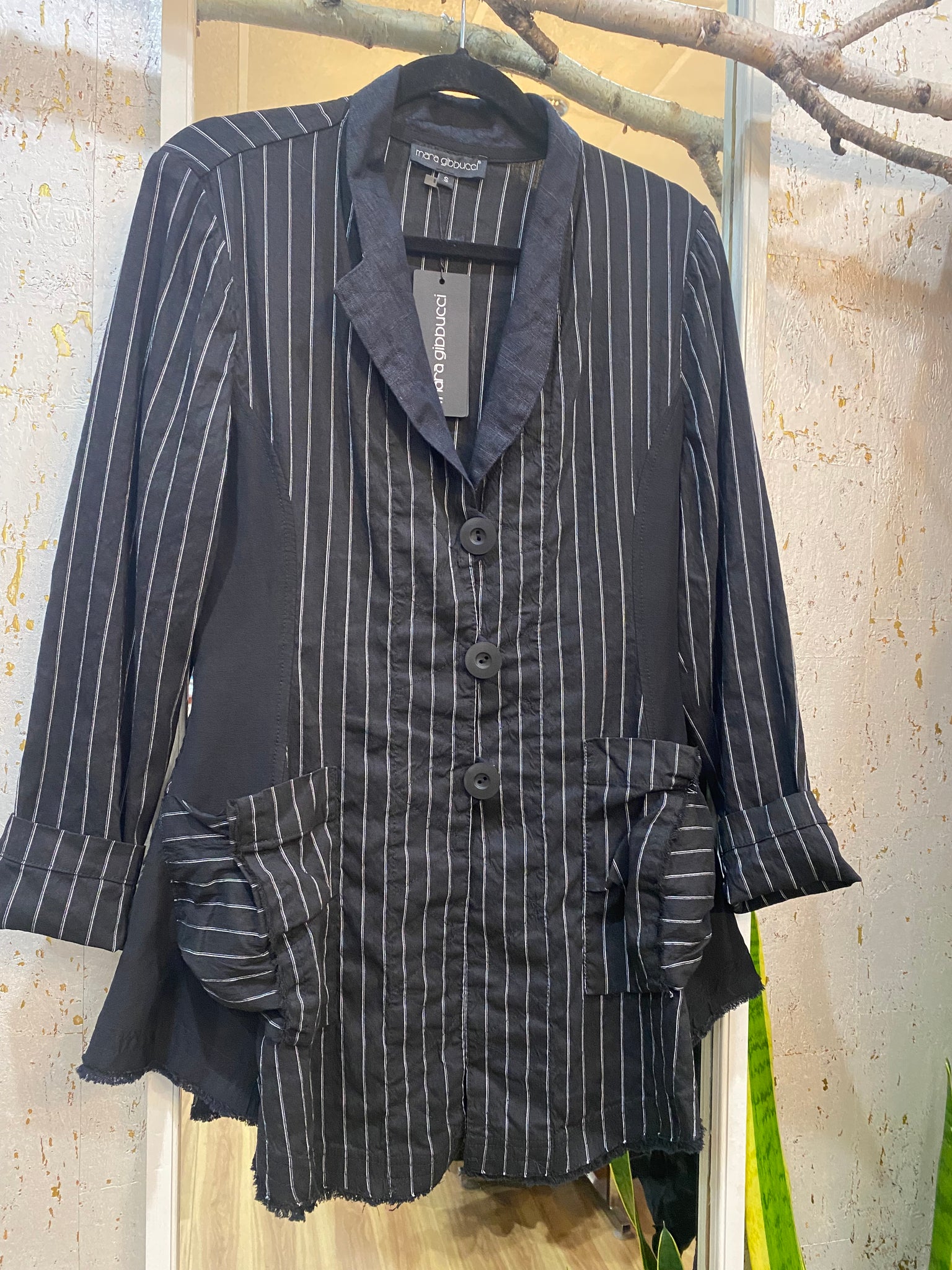 MARA PIN STRIPE JACKET