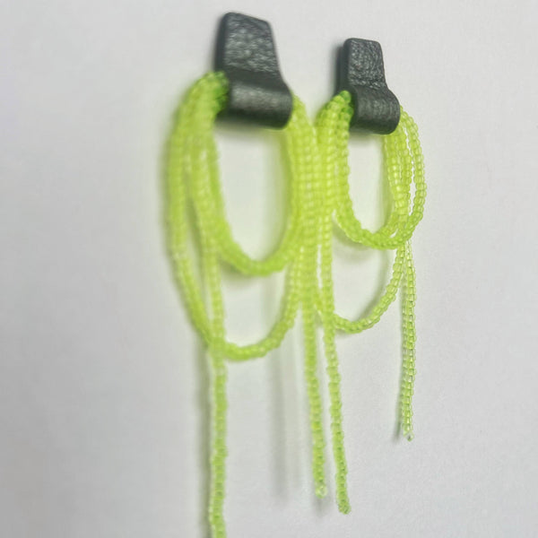 Bliss Beaded Dangle Earrings Neon