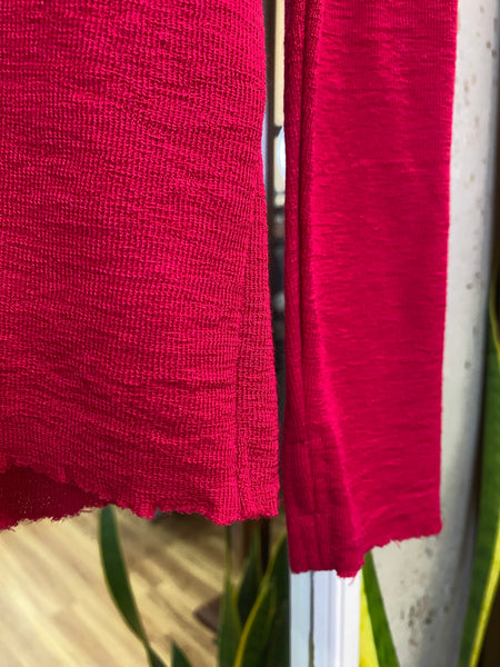 MERINO WOOL TOP 4063 - RASPBERRY RED