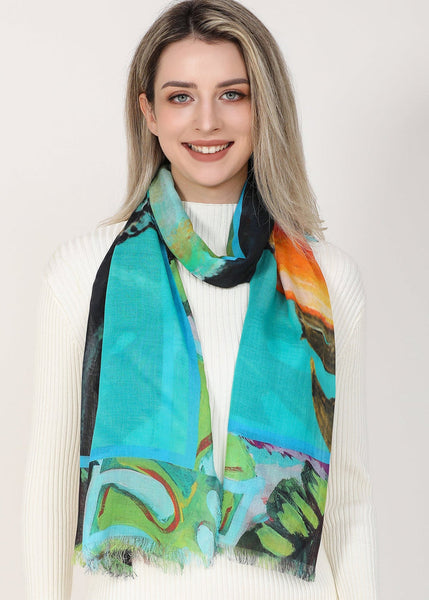 TREASURES IN HEAVEN SILK SCARF