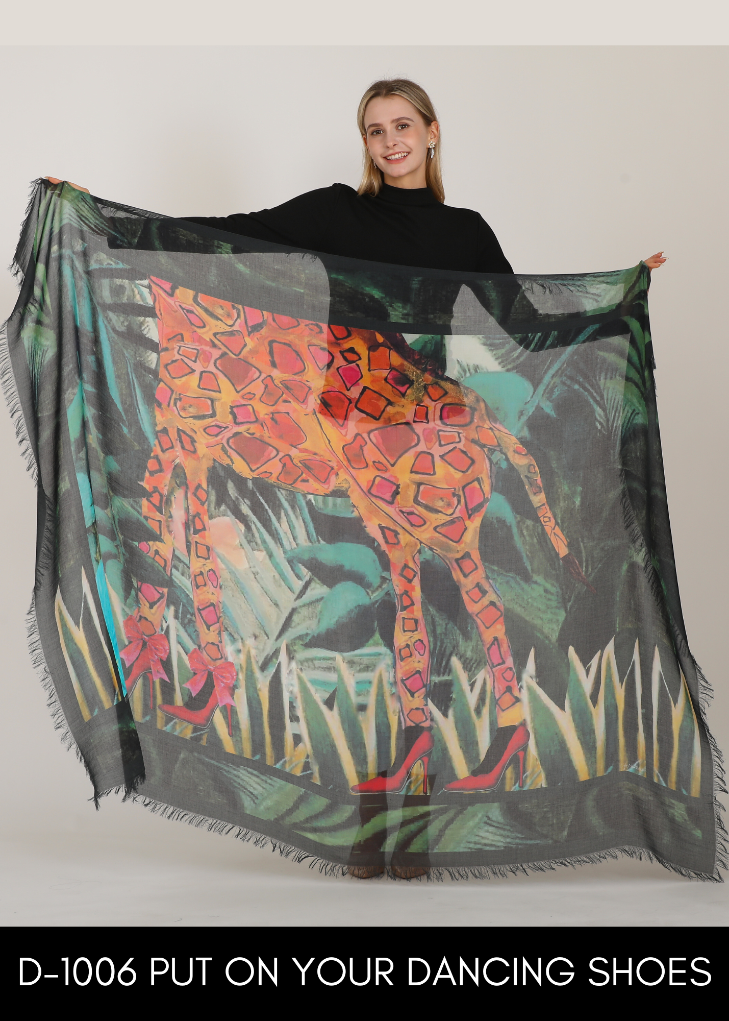 DANCING SHOES SILK SCARF