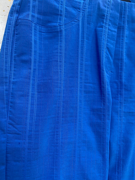 BELLA PALACE BLUE PULL-ON PANTS