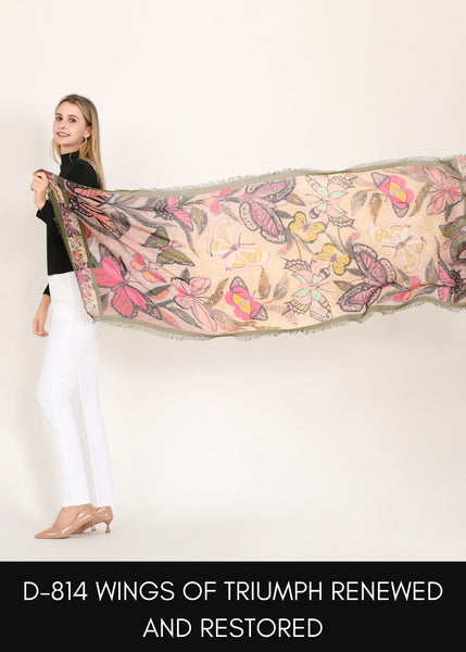 WINGS OF TRIUMPH SILK SCARF