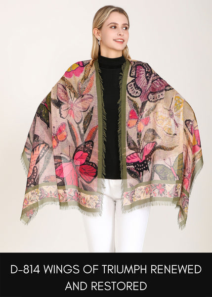 WINGS OF TRIUMPH SILK SCARF