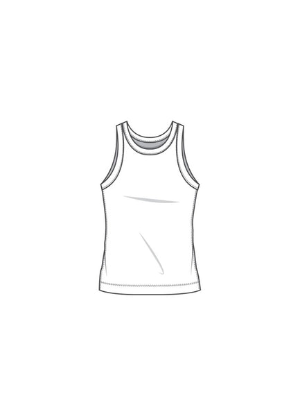 ORGANIC COTTON TANK TOP 2303 - BLACK