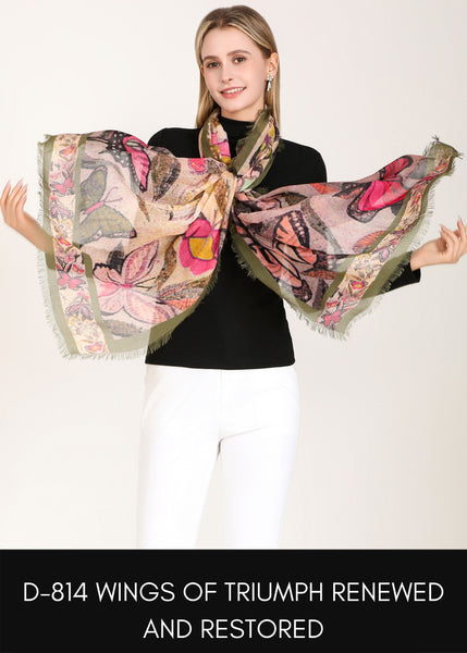 WINGS OF TRIUMPH SILK SCARF