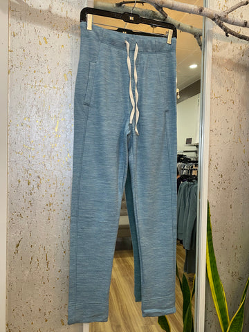 MERINO WOOL AND COTTON PANTS 14011 - ARCTIC MELANGE