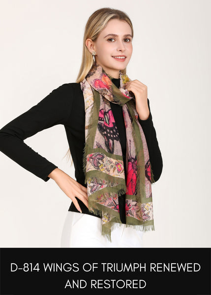 WINGS OF TRIUMPH SILK SCARF