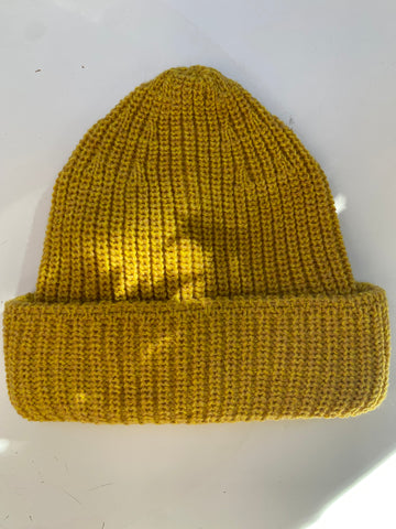 ZINNIA CHUNKY KNIT HAT - SUNFLOWER