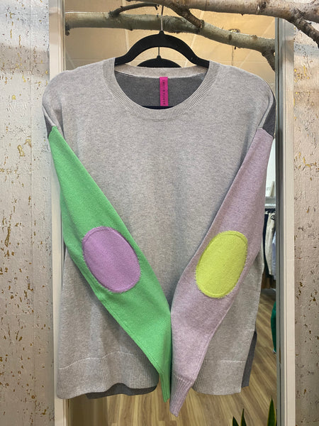 ELBOW PATCH SWEATER