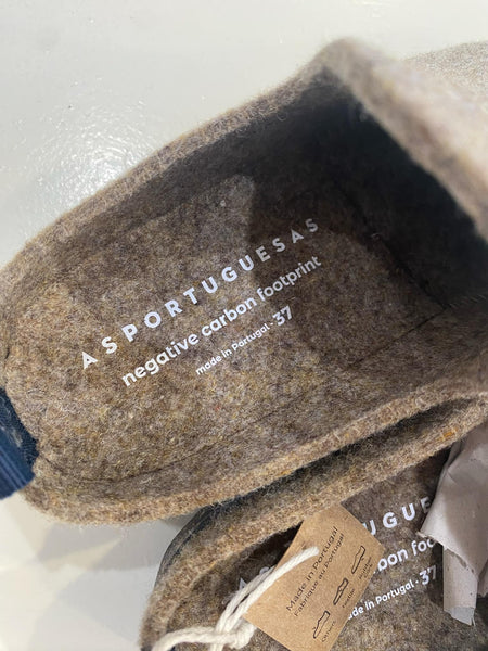 BOILED MERINO SLIP ON MULES