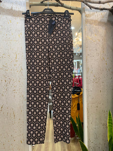 ROSE PRINT PULL ON PANTS
