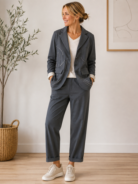 CENERE BARREL PANTS