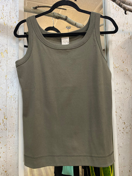 ORGANIC COTTON TANK TOP 2303 - KHAKI