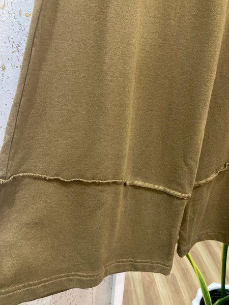 EASY COTTON PANTS - OLIVE GREEN