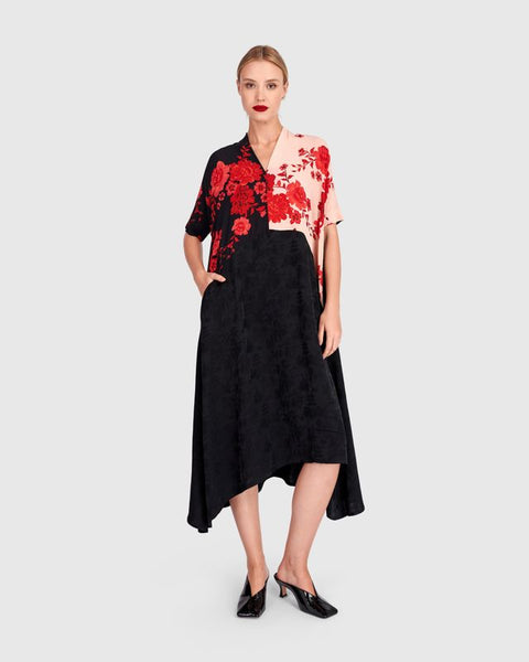 AFTER DARK DRESS - PEONY