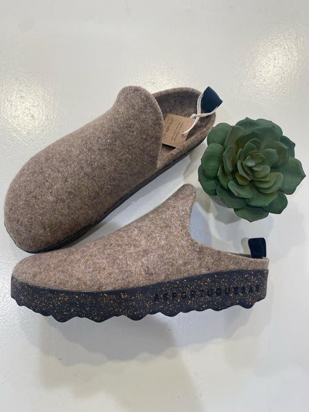 BOILED MERINO SLIP ON MULES