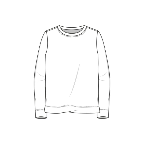 MERINO WOOL TOP 4068 - NAVY