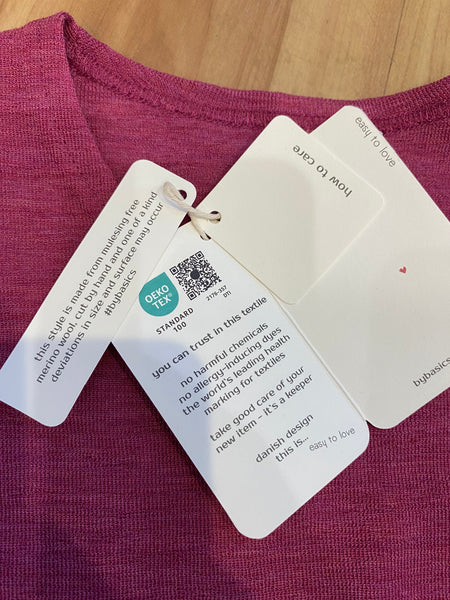 MERINO WOOL TOP 4023 - PINK MELANGE