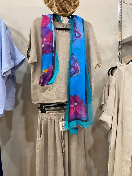 FANGO LINEN/COTTON PANT