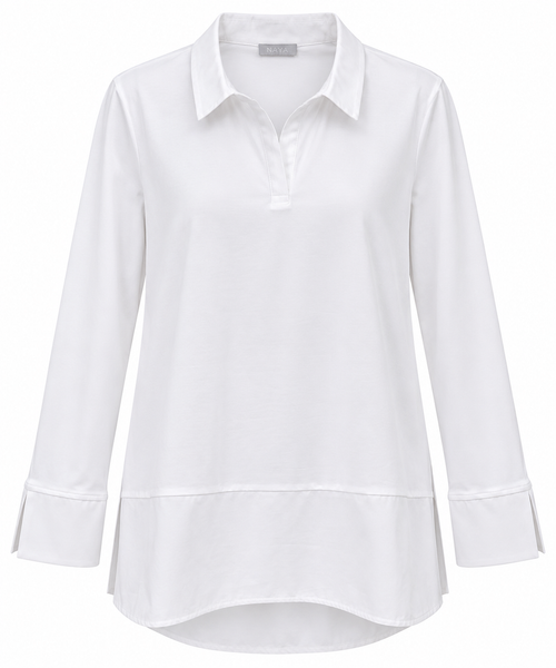 ESSENTIAL BLOUSE - WHITE - ONE LEFT IN SIZE L!