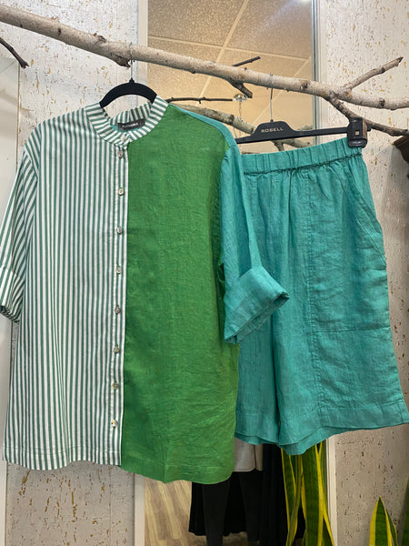 BREEZE RESORT LINEN TOP