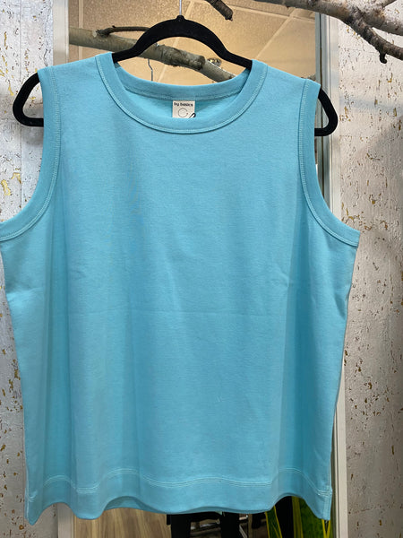 ORGANIC COTTON TOP 2304 - TURQUOISE