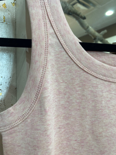 ORGANIC COTTON TANK TOP 2303 - ROSE MELANGE
