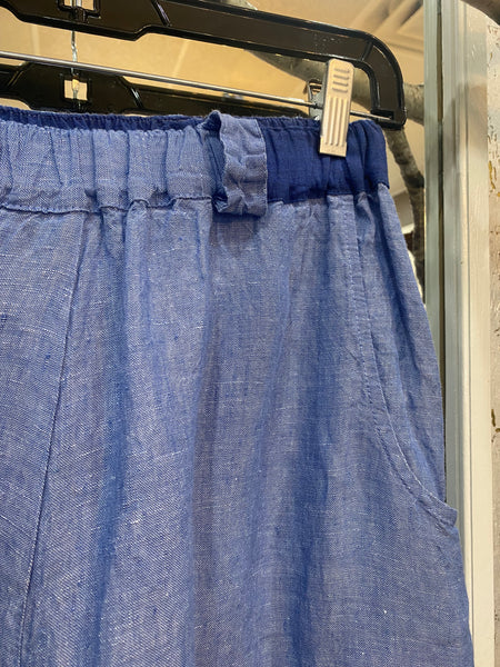 WIDE LINEN PANTS
