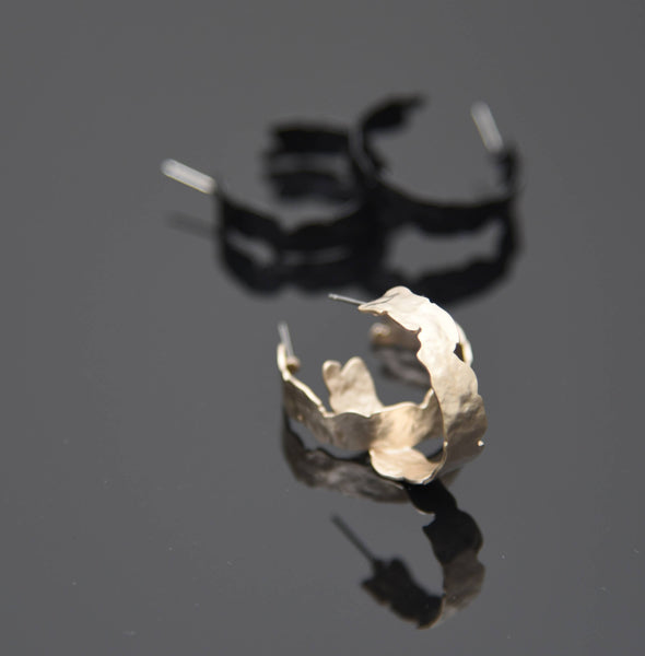 MIRA EARRINGS - SATIN GOLD