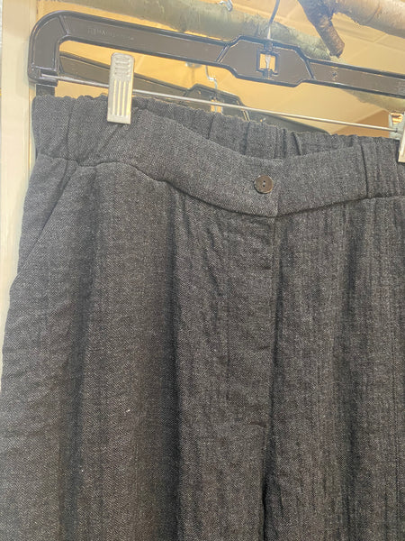 TEXTURED WOOL PANTS-LAST PAIR, size 10