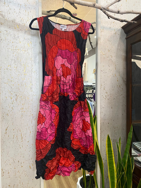 SMASH DRESS - PINK ROSES