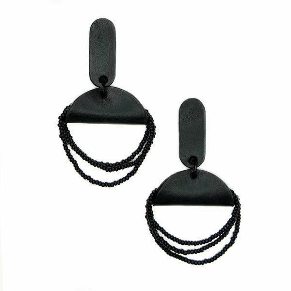 Noir Bead Earrings