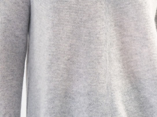 EASY FIT 100% CASHMERE SWEATER - DOVE GREY - ONE LEFT in size XS!