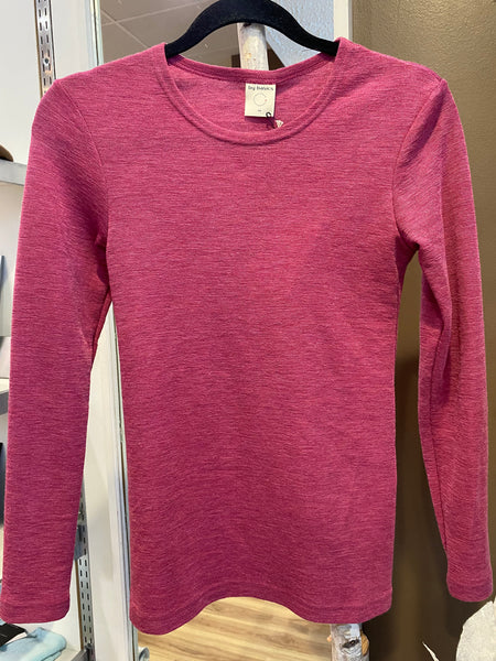 MERINO WOOL TOP 4023 - PINK MELANGE