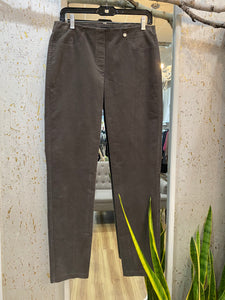 ROBELL CORD PULL-ON PANT - COFFEE