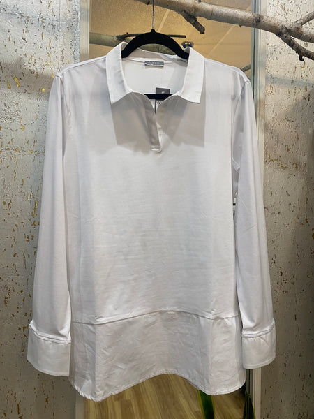 ESSENTIAL BLOUSE - WHITE - ONE LEFT IN SIZE L!