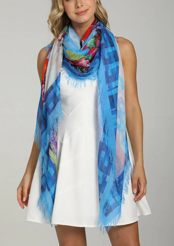 LIGHTHOUSE NATION SILK SCARF