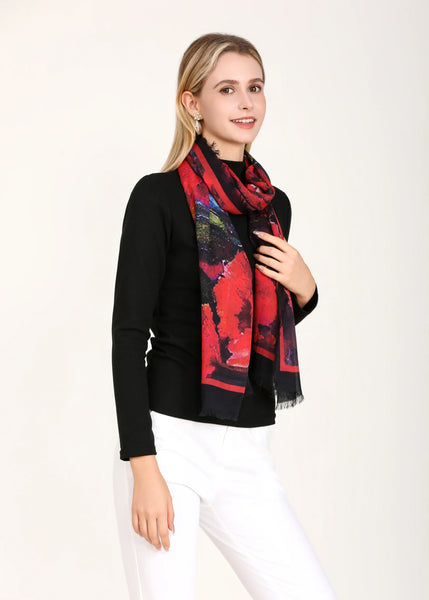POPPYSEED SILK SCARF