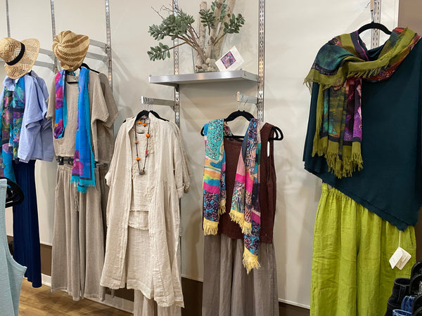 TESSA LINEN DUSTER COAT - BEIGE