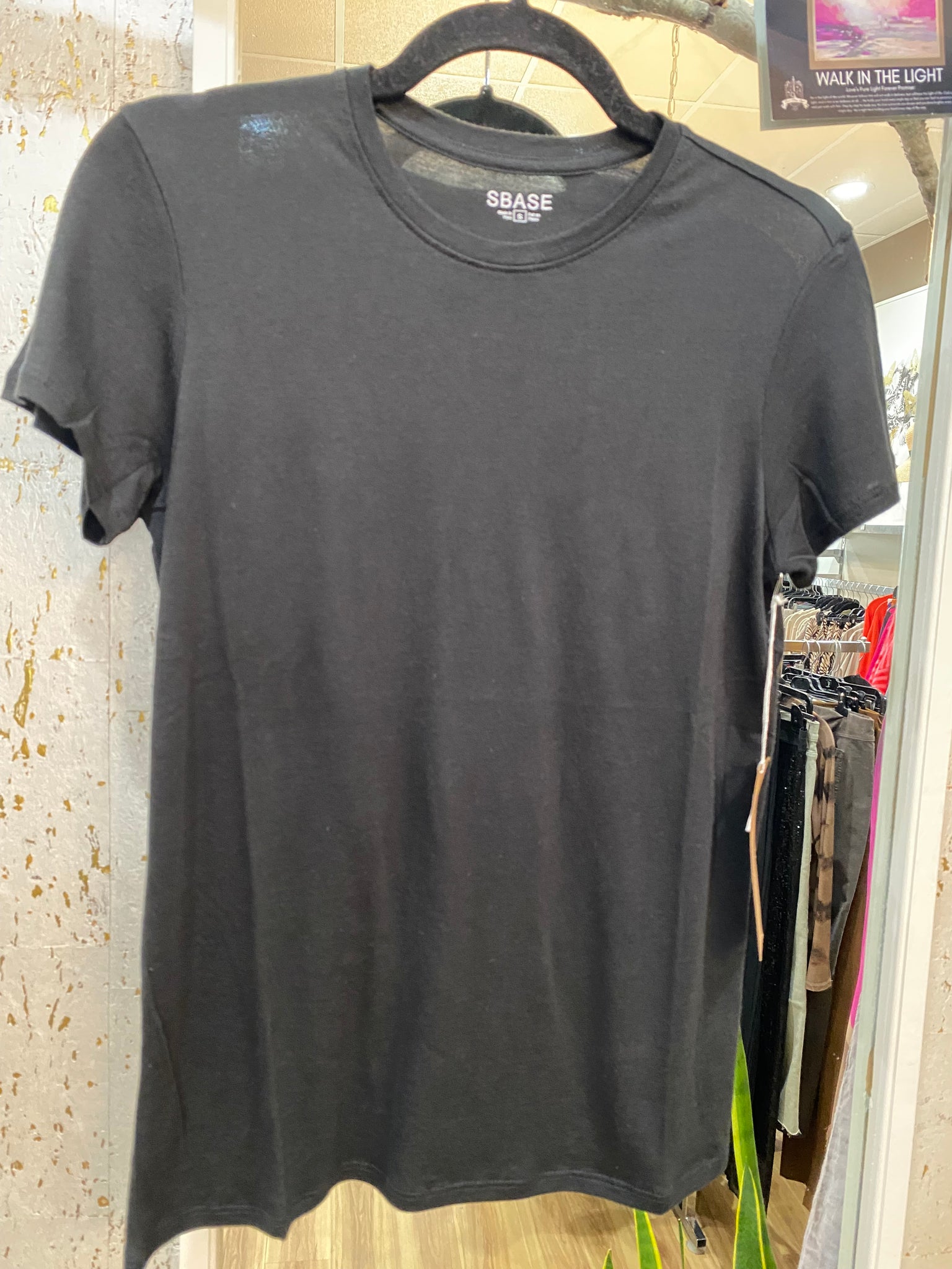 CREW NECK TEE - BLACK